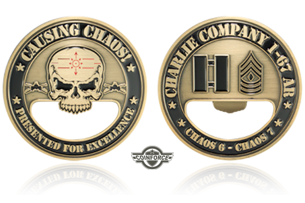 Bottle Opener Challenge Coins