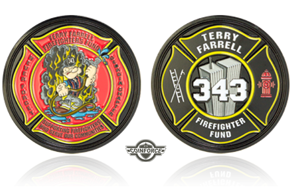 Firefighter Challenge Coins