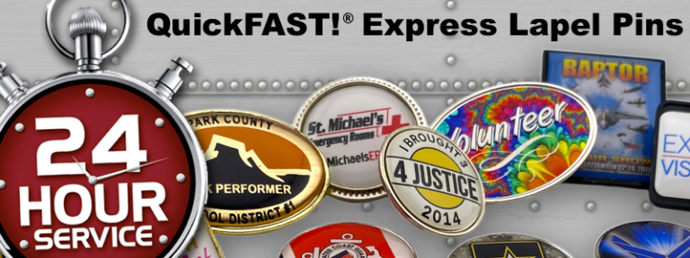 QuickFAST! Express Lapel Pins