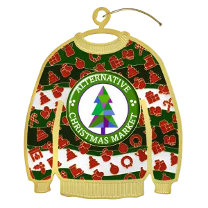 Ugly Sweater Christmas Ornament